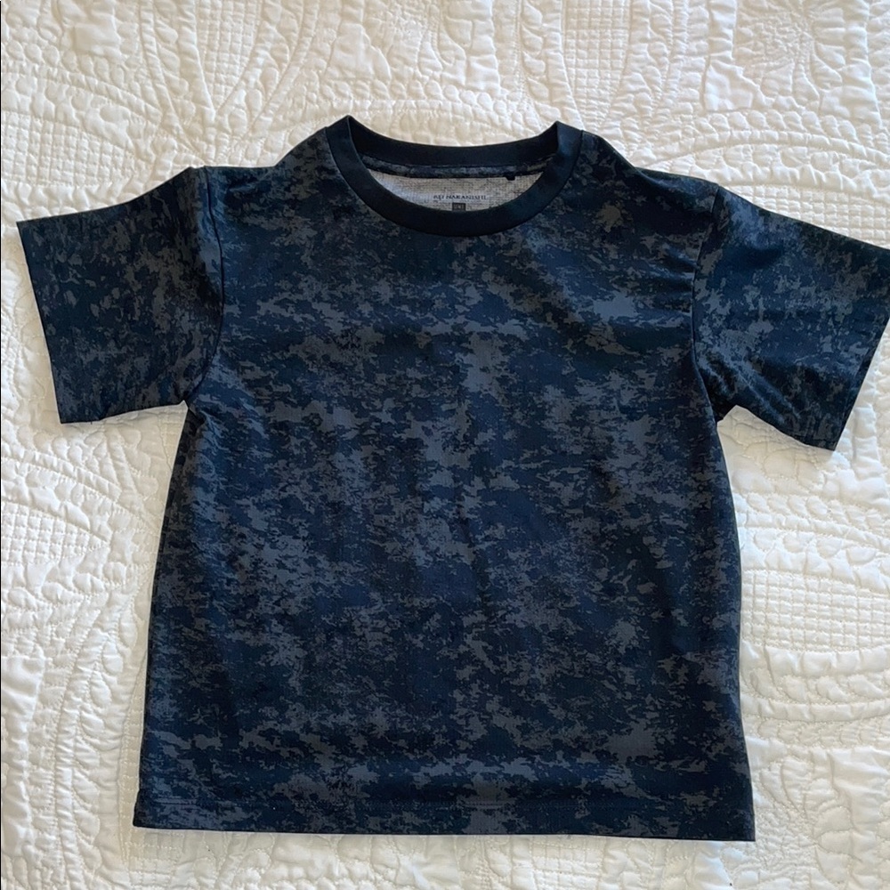Navy Camouflage Kids T-Shirt